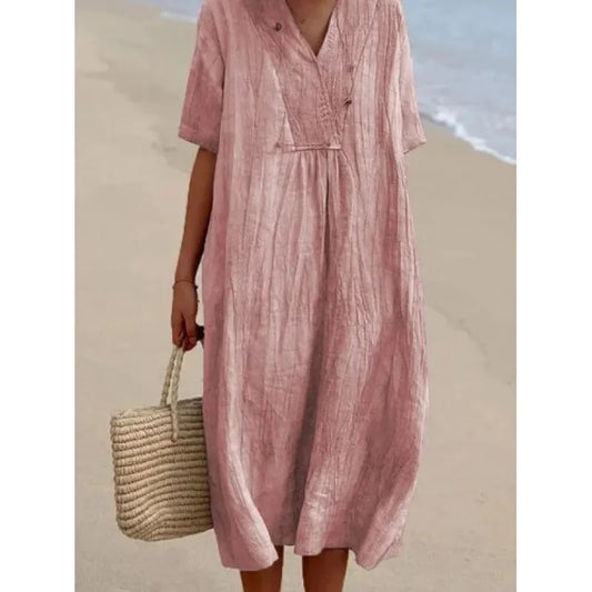 Aisling - Lightweight Midi Dress for Women
