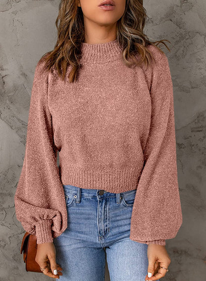Women's Loose Knitted Jumper with Batwing Sleeves | Ideal for Autumn/Winter