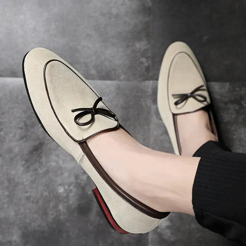 Men’s Refined Suede Loafers with String | For Everyday Wear