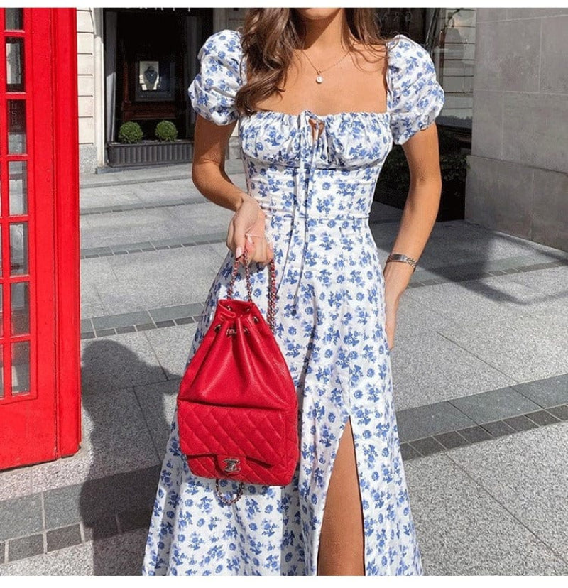 Jadine - Long Dress - Chic Materials - Ideal for Summer