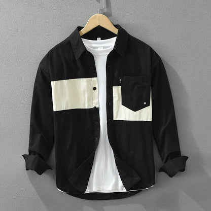 Timothy - Polo Long Sleeve Shirt - Elegant - Versatile Design - Everyday Wear