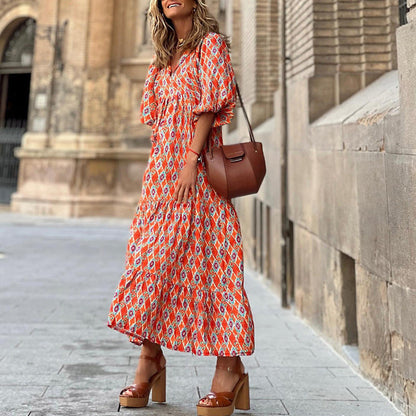 Averie - Casual Cotton Blend Summer Maxi Dress for Women