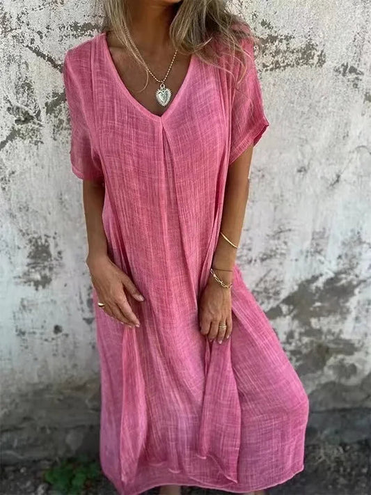 Mikaila - Breathable Summer Midi Dress for Women