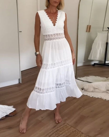 Rilaya - Elegant Summer Midi Dress for Women