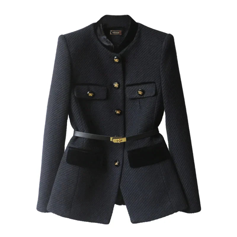 Clara - Elegant Wool Coat for Women
