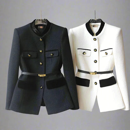 Clara - Elegant Wool Coat for Women