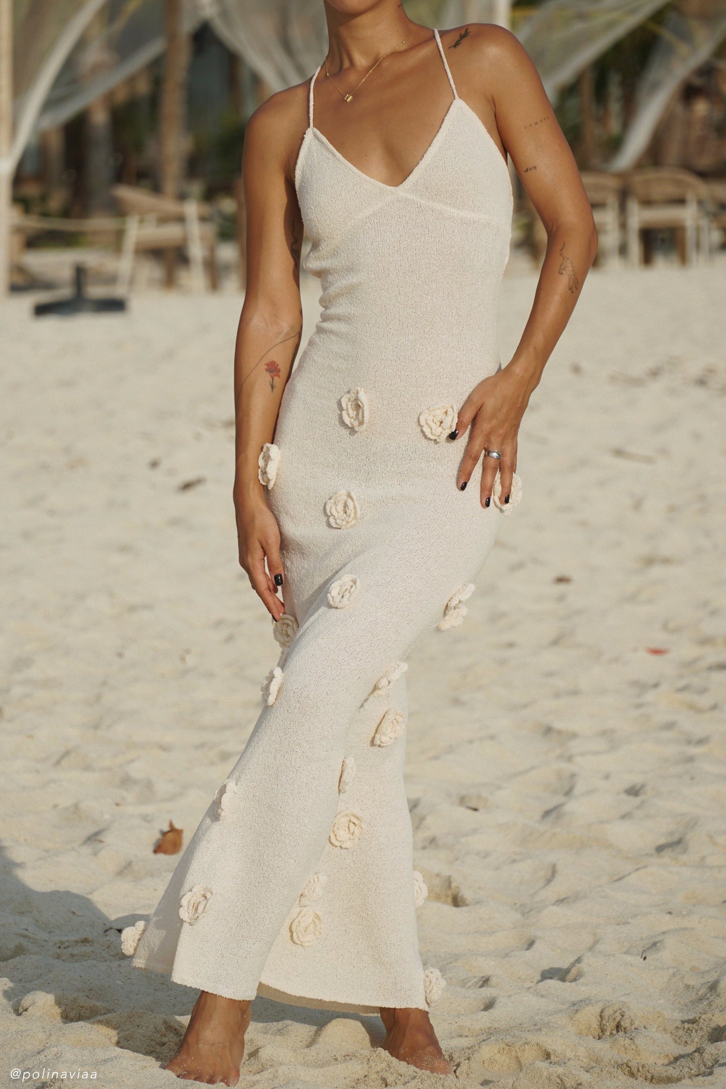 Lissandra - Floral Bodycon Cocktail Maxi Dress for Women