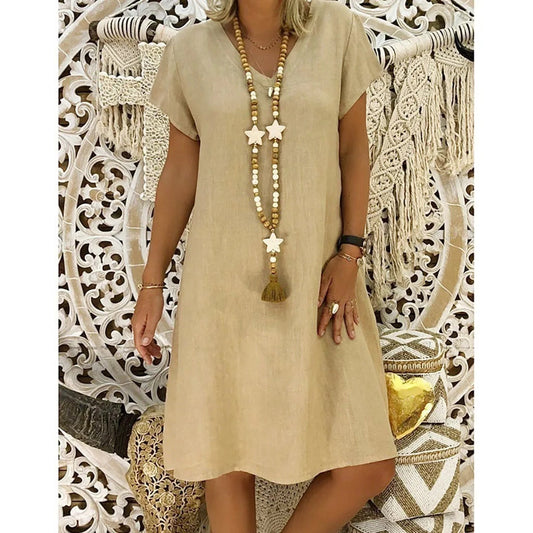 Tesni - Lightweight Midi Dress for Women