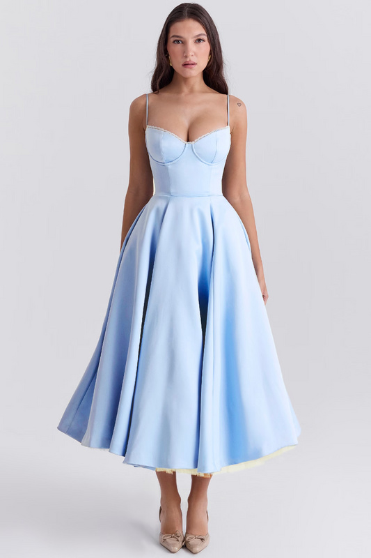Kaessa - Tulle Midi Dress for Women