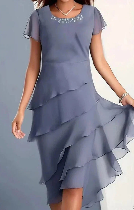 Oralie - Elegant Midi Dress for Women