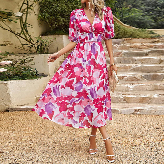 Amara - Elegant Summer Midi Dress for Women