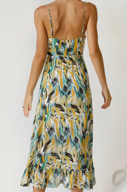 Tenley - Elegant Floral Midi Dress for Women