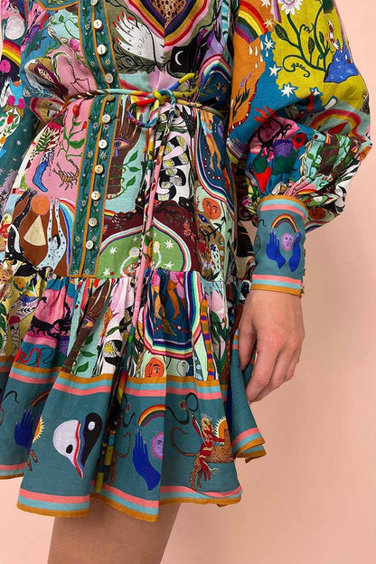 Vyla - Floral Summer Mini Dress for Women