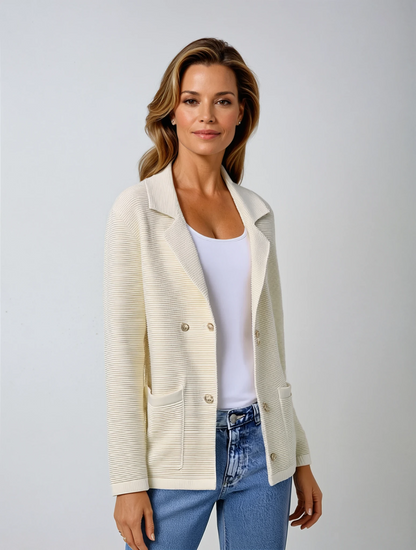 Women's Solid Colour Blazer for Everyday Wear