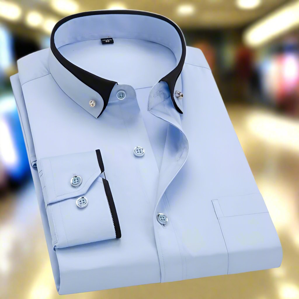 Men's Classic Long Sleeve Shirt - Timeless Style & Perfect Fit for Any Occasion