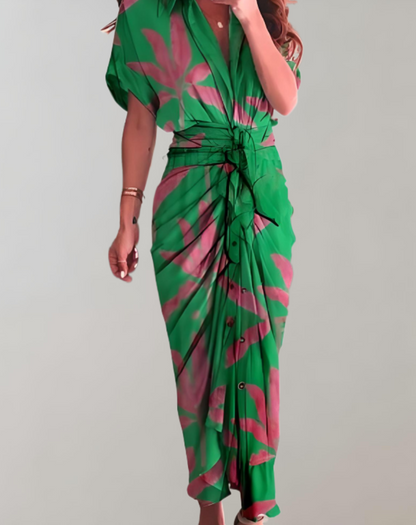green, pink