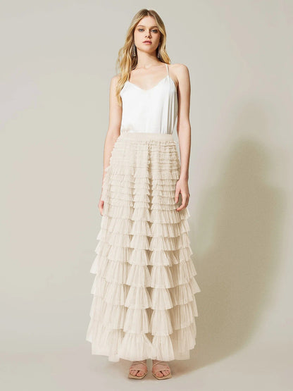Leila - Tulle High-Waisted Skirt for Women