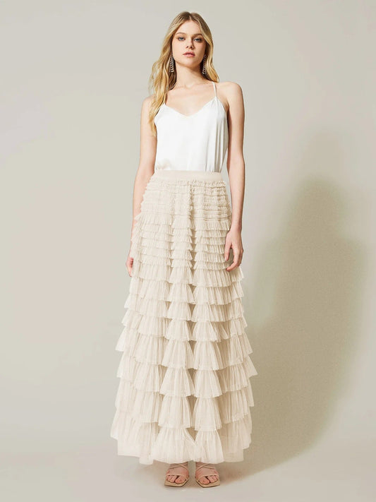 Leila - Tulle High-Waisted Skirt for Women