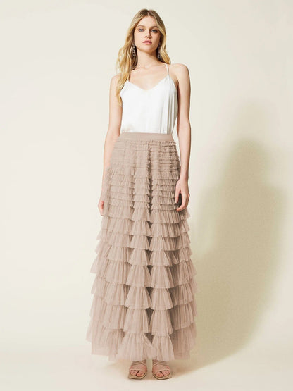 Leila - Tulle High-Waisted Skirt for Women