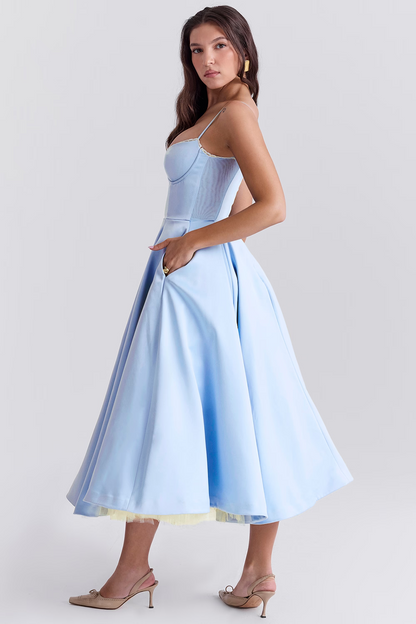 Lirielle - Elegant Tulle Long Dress for Women