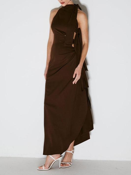 Urelia - Elegant Viscose Maxi Dress for Women