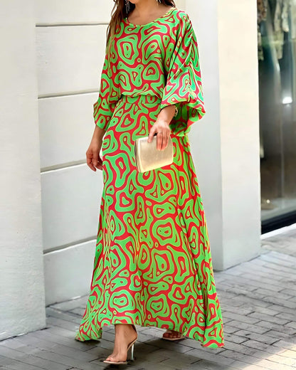 Emmeline - Lightweight Long Sleeve Maxi Dress for Women