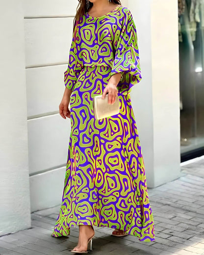 Emmeline - Lightweight Long Sleeve Maxi Dress for Women