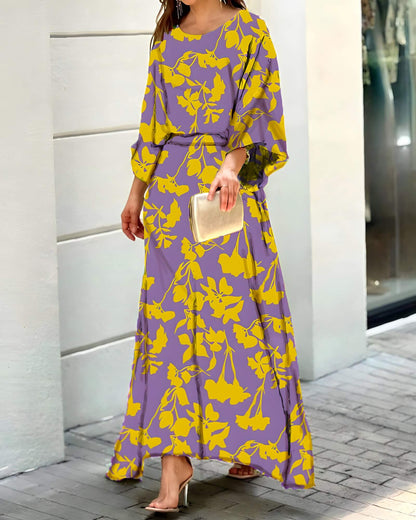 Emmeline - Lightweight Long Sleeve Maxi Dress for Women