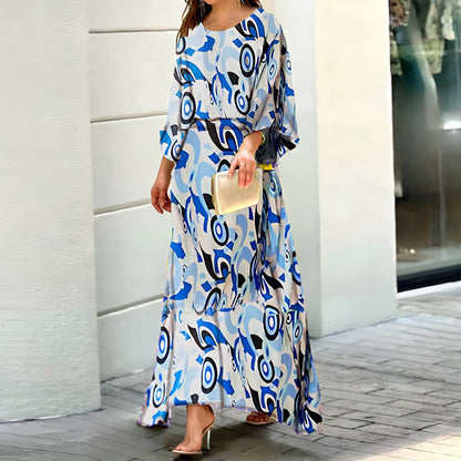 Emmeline - Lightweight Long Sleeve Maxi Dress for Women