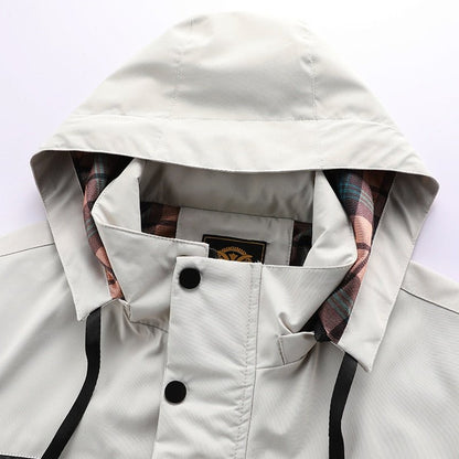 Men's Functional Waterproof Jacket with Practical Pockets