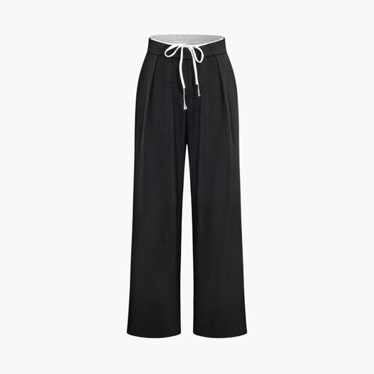 Men's Relaxed Fit Drawstring Pants with Adjustable Waist