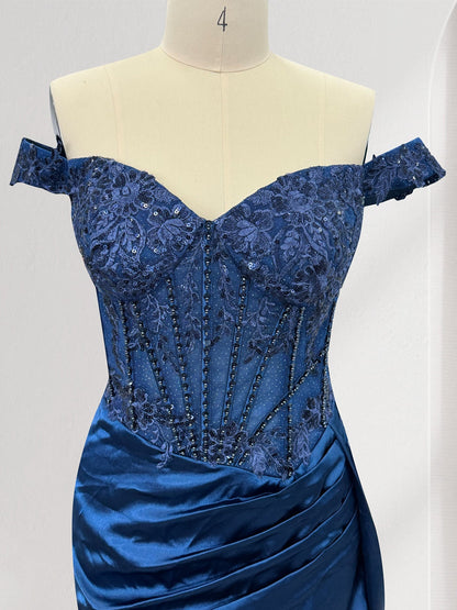 Mia - Sequined Trumpet Evening Gown for Women