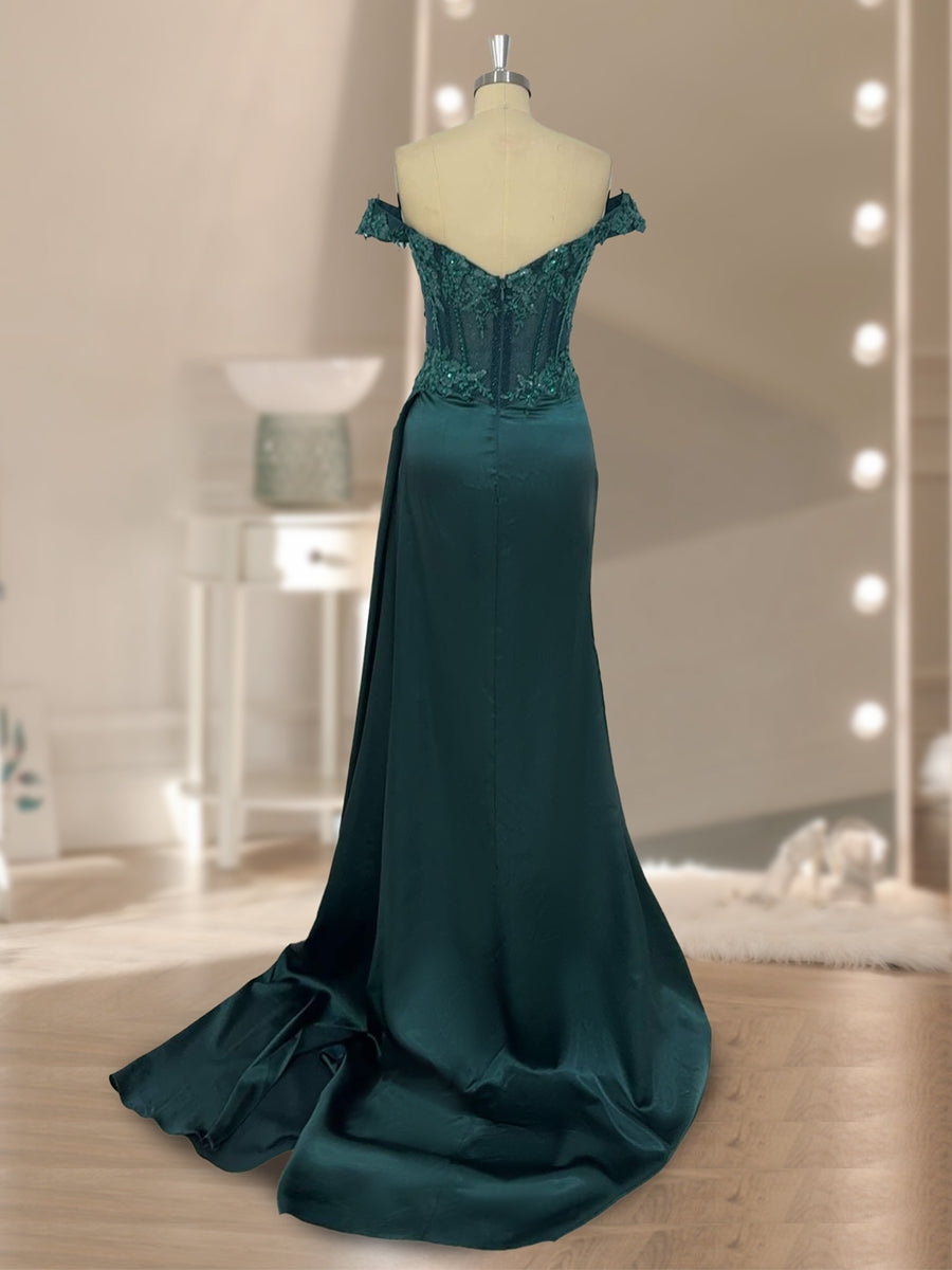 Mia - Sequined Trumpet Evening Gown for Women