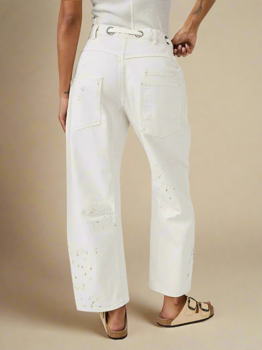 Zaria - Wide Leg Patchwork Pants for Women