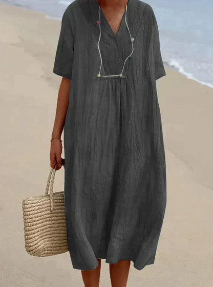 Aisling - Lightweight Midi Dress for Women