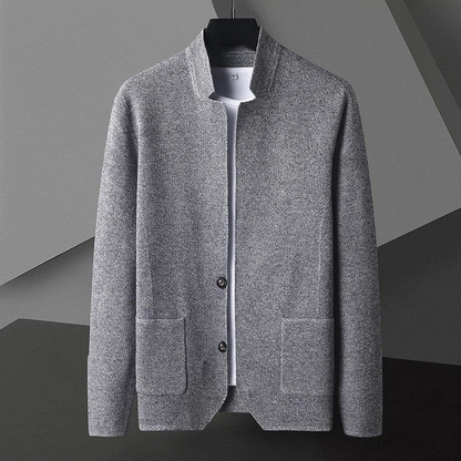 Men's Comfortable Long Sleeve Jacket - Lightweight Breathable Comfort for Effortless Style