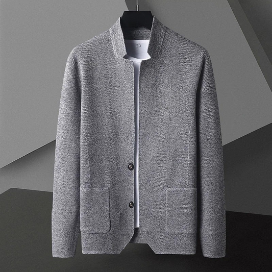 Men's Comfortable Long Sleeve Jacket - Lightweight Breathable Comfort for Effortless Style