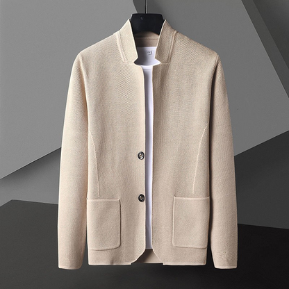 Men's Comfortable Long Sleeve Jacket - Lightweight Breathable Comfort for Effortless Style