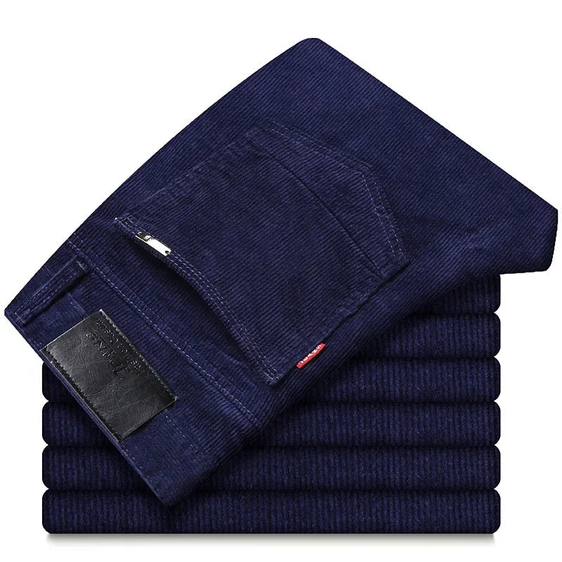 Men's Classic Trousers - Premium Corduroy for Comfort & Versatile Style