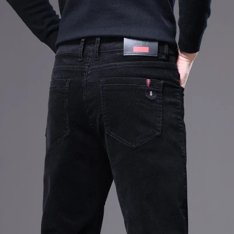Men's Classic Trousers - Premium Corduroy for Comfort & Versatile Style