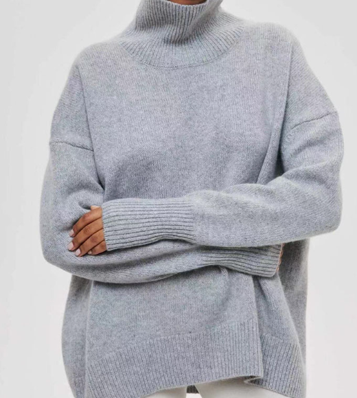 Women's Soft Knitted Turtleneck Jumper | Ideal for Autumn/Winter