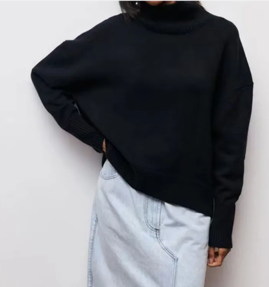 Women's Soft Knitted Turtleneck Jumper | Ideal for Autumn/Winter