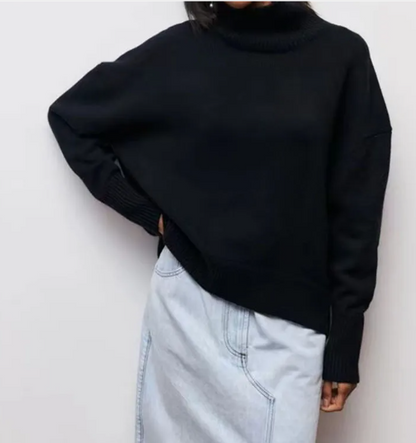 Women's Soft Knitted Turtleneck Jumper | Ideal for Autumn/Winter