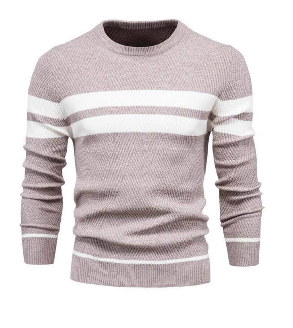 Men's Slim-Fit Cashmere Jumper with Fleece Lining | Ideal for Autumn/Winter