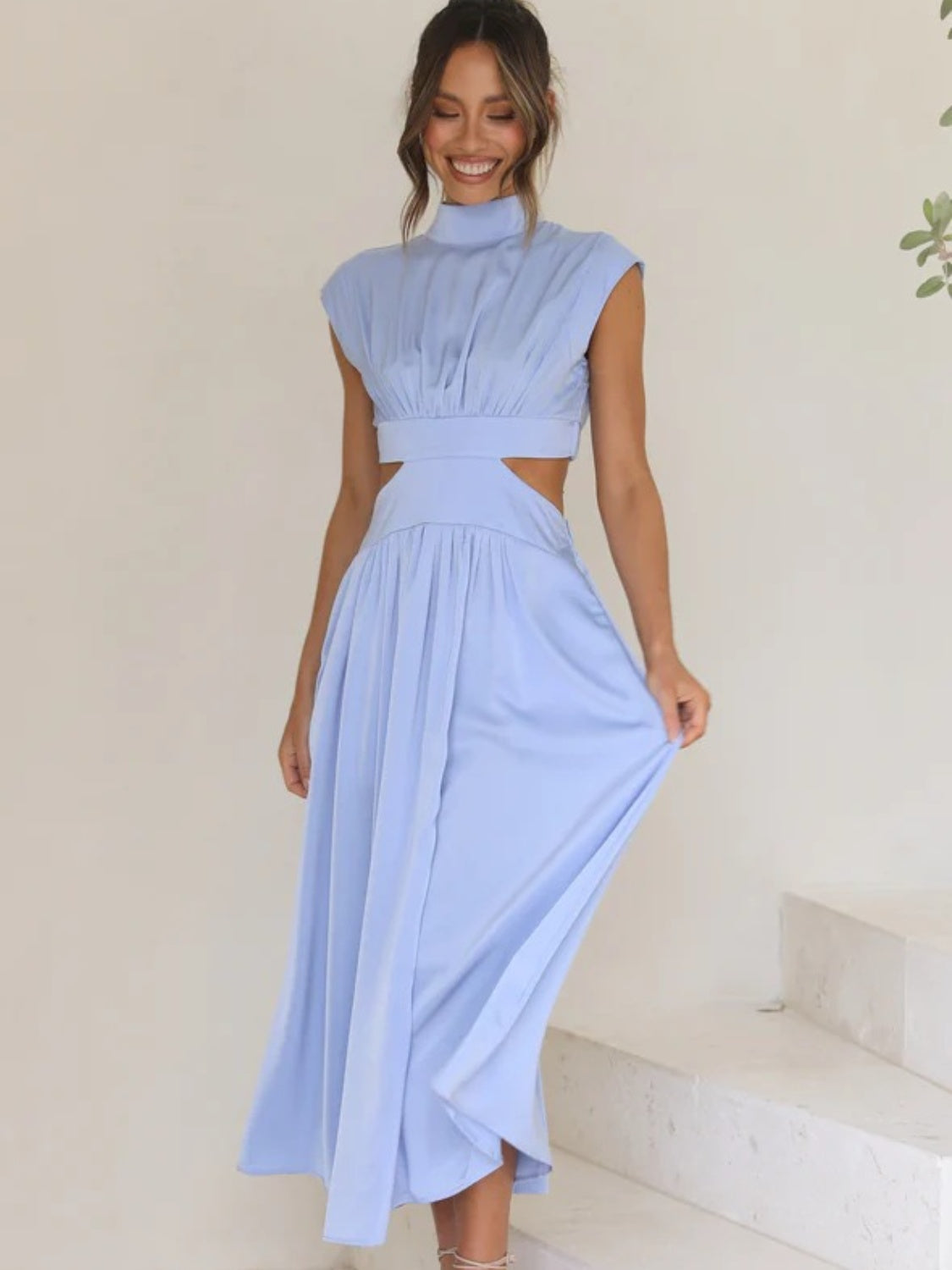 Annistyn - Elegant Sleeveless Long Dress for Women