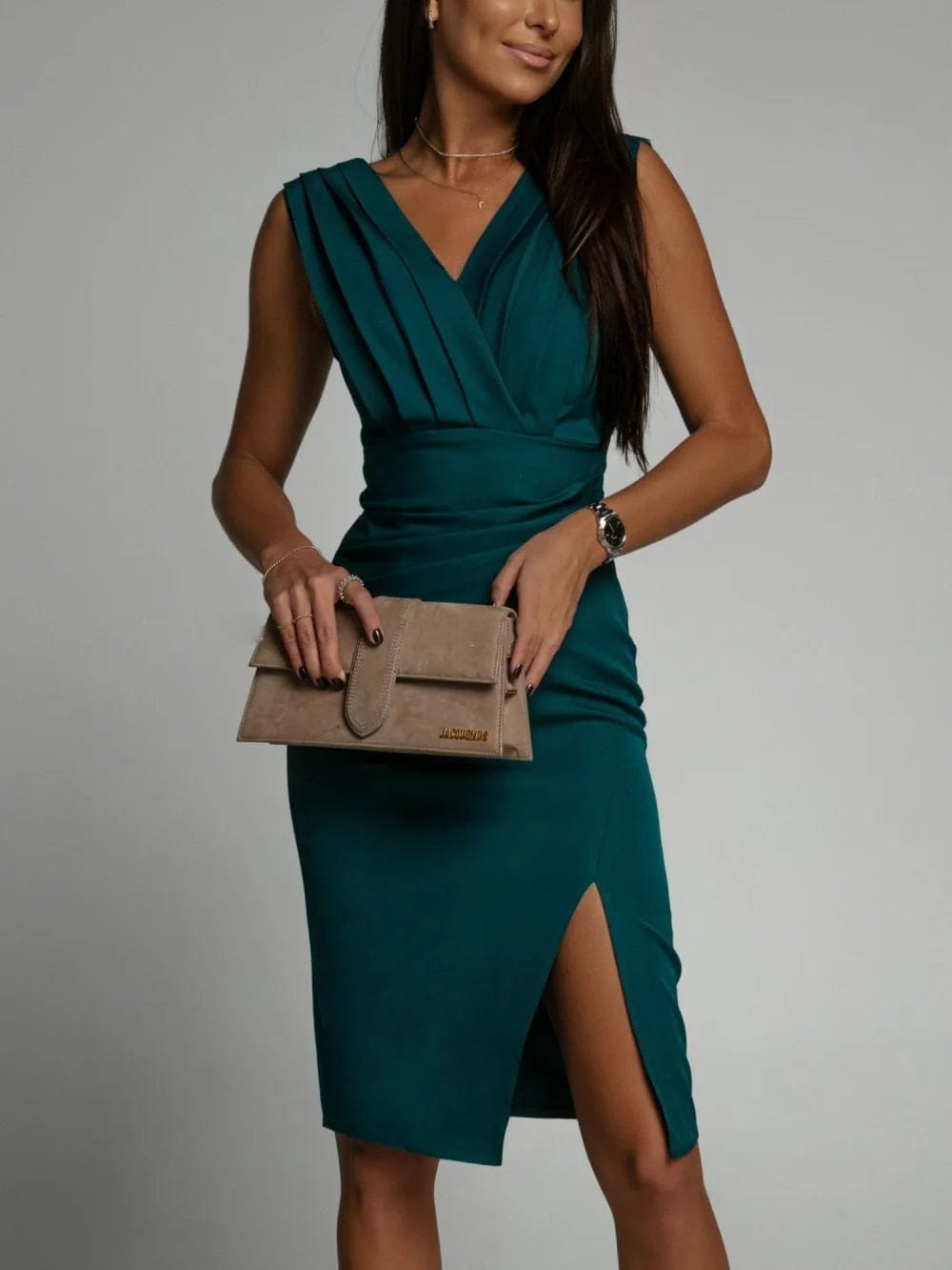 Verity - Elegant Bodycon Midi Dress for Women