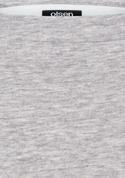 Women's A-Line Midi Skirt with Subtle Texture