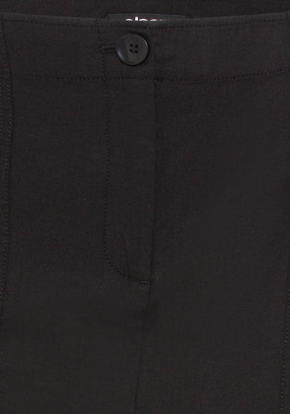 Women's Chic Midi Skirt with Belt Loops and Pockets