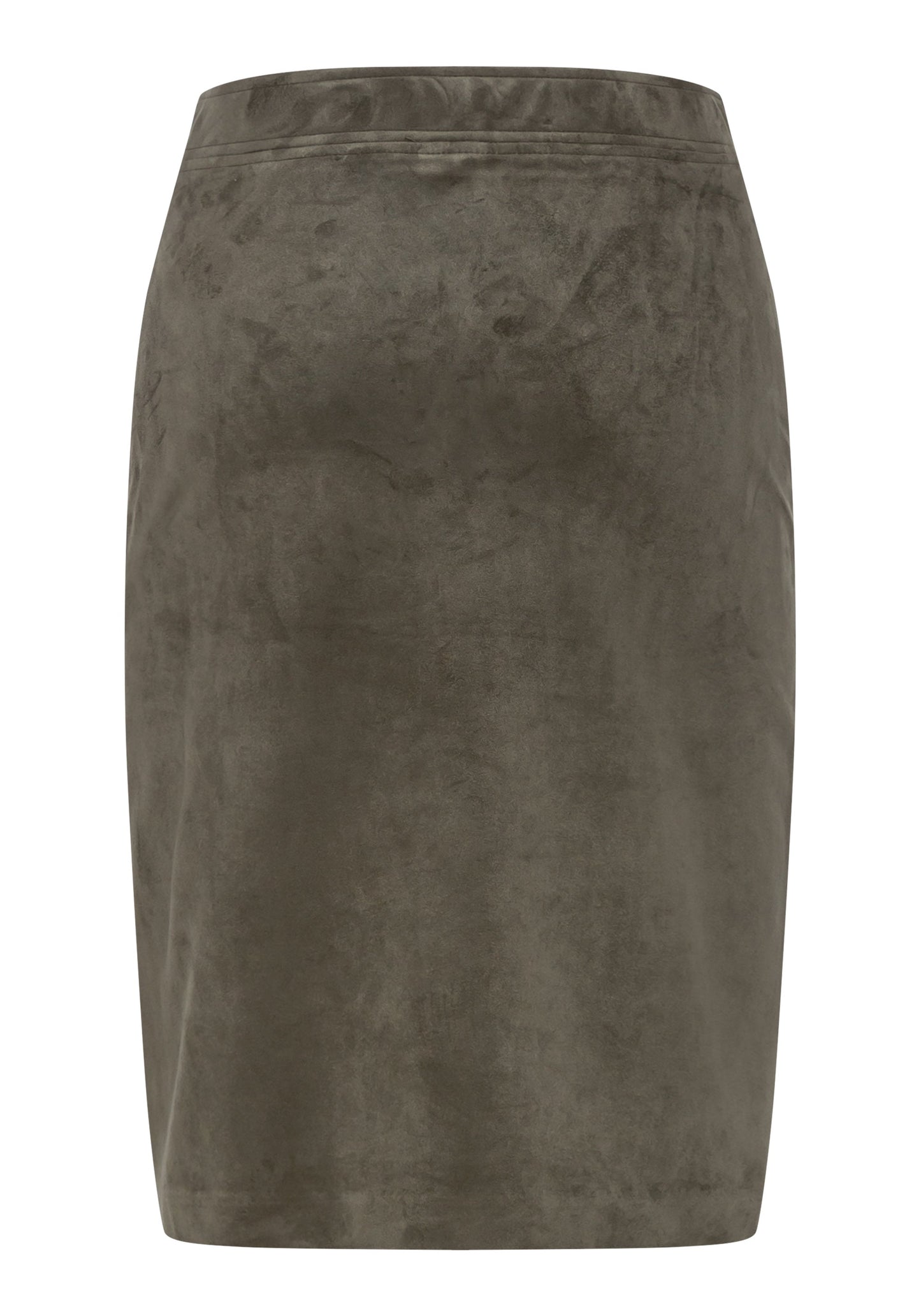 Women's Chic Pull-On Skirt with Flat Front Design