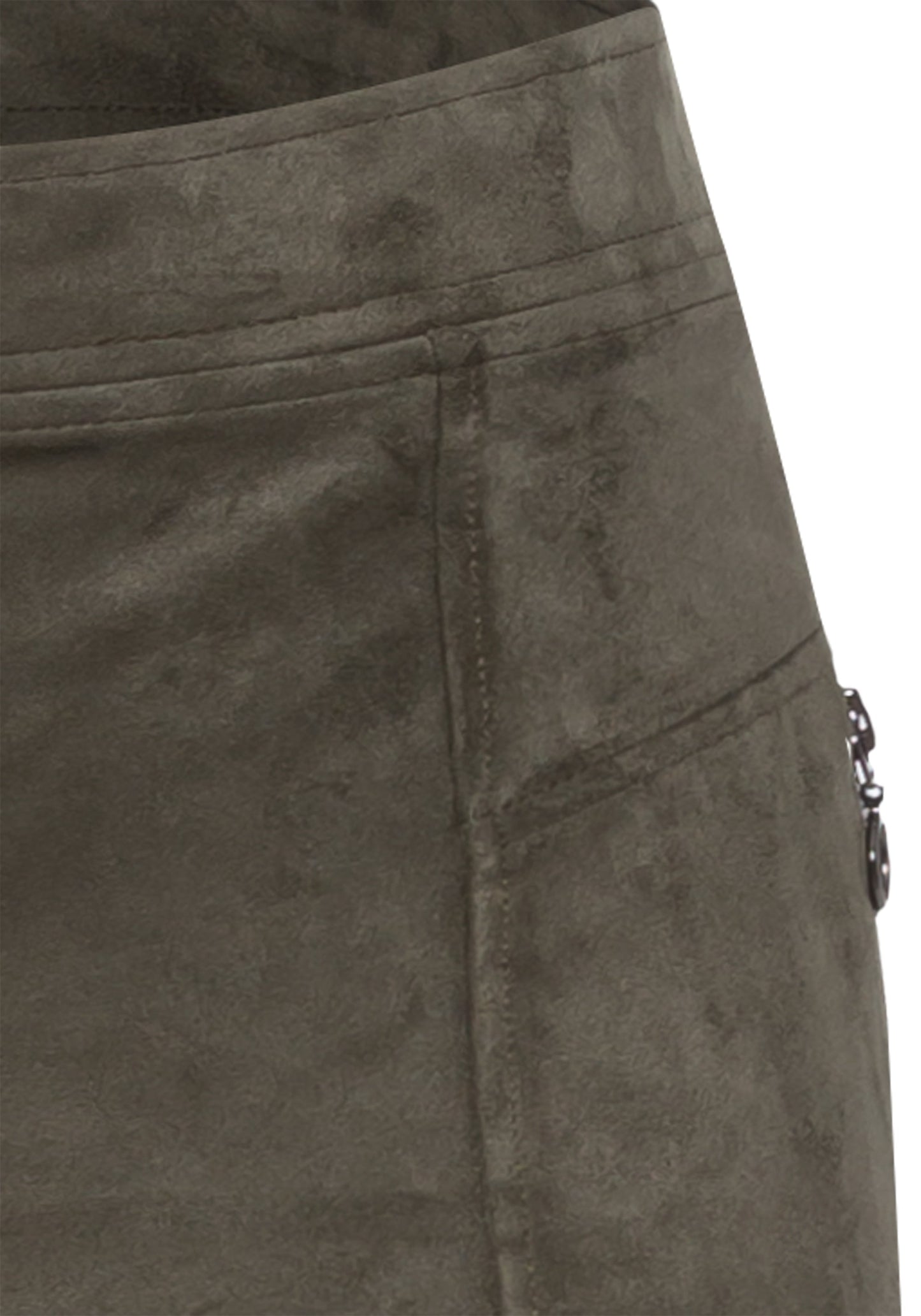 Women's Chic Pull-On Skirt with Flat Front Design